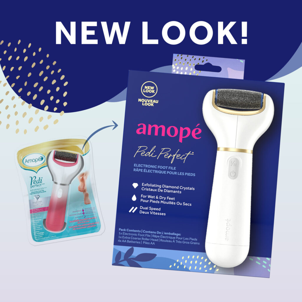 Amopé® Pedi Perfect Advanced™ Electronic Foot File Amope Canada