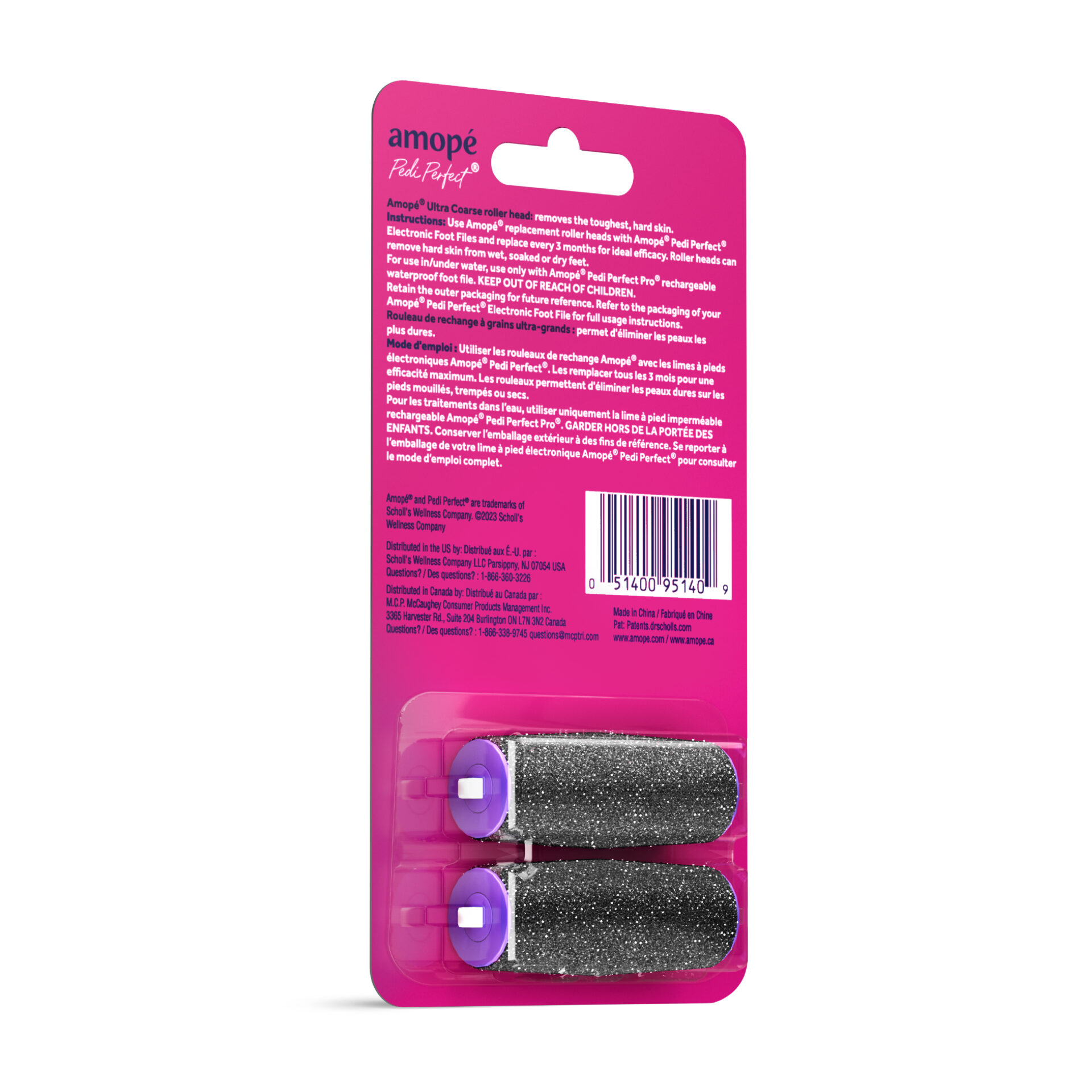 image of ultra coarse refills back of packaging